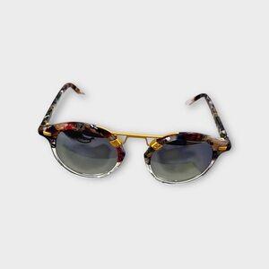 KREWE STL Round Acetate Sunglasses